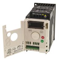 atv12h075m3 Schneider Electric Inverter Drive, 0.75 kW, 3 Phase, 230 V ac, 5.3 A, ATV 12 Series