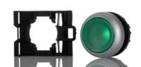 78635808-m22-drl-gm22-a Eaton RMQ Titan M22 Series Green Illuminated Maintained Push Button Head, 22mm Cutout, IP69K