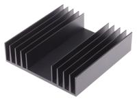 mab100 AAVID THERMALLOY Heatsink, Universal Rectangular Alu, 1.9K/W, 100 x 97 x 25mm