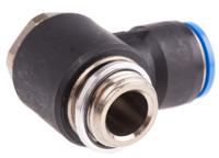 qslv-g12-16 Festo QS Series Elbow Threaded Adaptor, G 1/2 Male to Push In 16 mm, Threaded-to-Tube Connection Style, 186147