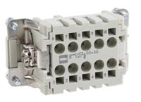 09330102716 HARTING Heavy Duty Power Connector Insert, 16A, Female, Han ES Series, 10 Contacts