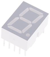 hdsp-5553 HDSP-5553 Avago 7-Segment LED Display, CC Red 1.48 mcd RH DP 14.2mm
