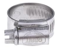 145-0267 RS PRO Stainless Steel Hex Screw Worm Drive, 12mm Band Width, 16 → 22mm ID
