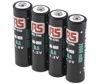 905-3788 RS PRO AA NiMH Rechargeable AA Batteries, 2Ah, 1.2V - Pack of 4