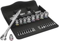 05004047001 Wera 29-Piece Metric 3/8 in Standard Socket/Bit Set with Ratchet, 6 point; Hex Bit; Phillips Bit; Pozidriv Bit; Torx Bit