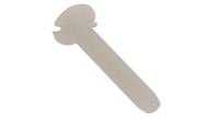 232-6897 RS PRO Slot M2.5 Countersunk Nylon Machine Screws DIN 963 x 16.0mm