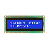 nhd-0216k1z-nsw-bbw-l NEWHAVEN DISPLAY INTERNATIONAL NHD-0216K1Z-NSW-BBW-L Alphanumeric LCD Alphanumeric Display, White on Blue, 2 Rows by 16