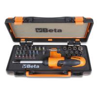 860c38p BETA 38-Piece Metric 1/4 in Bit Socket Set with Ratchet, Hexagon