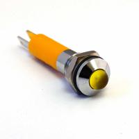 19080352 CML Innovative Technologies 1908X35X Series Yellow Panel Mount Indicator, 24V dc, 8mm Mounting Hole Size, IP67