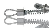 250-9131 RS PRO 22in Long Galvanised Steel Hose Whipcheck, 1/2in Hose Size Compatibility