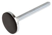 162-3253 RS PRO M12 Rubber Adjustable Foot, 900kg Static Load Capacity 3° Tilt Angle