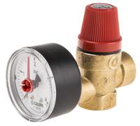 ca-rs313430 Altecnic 3bar Pressure Relief Valve With Female G 1/2 in G Female Connection and a G 1/2 Exhaust Port