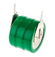 525-798 RS PRO 3/V 20H 3.6V NiMH Button Rechargeable Battery, 20mAh