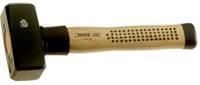 484-1000 Bahco Lump Hammer with Hickory Wood Handle, 1kg