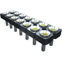 sdl-105-g-19 Samtec SDL Series Straight Through Hole Mount PCB Socket, 10-Contact, 2-Row, 2.54mm Pitch, Solder Termination