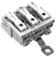 294-5413 WAGO 294 Series Power Supply Connector, 3-Pole, Female, 24A