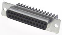 1-745495-8 TE Connectivity Amplimite HDE-20 25 Way Cable Mount D-sub Connector Socket, 2.76mm Pitch