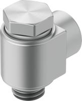 ljk-14 Festo Elbow Threaded Adaptor, G 1/4 Female to G 1/4 Male, Threaded Connection Style, 4946