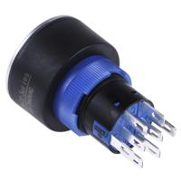 175-8242 RS PRO Illuminated Push Button Switch, Panel Mount, 22.2mm Cutout, DPDT, Red LED, 250V ac, IP65