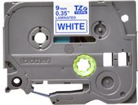 tze-223 Brother Blue on White Label Printer Tape, 8 m Length, 9 mm Width