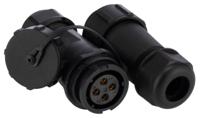 304-458 RS PRO Circular Connector, 4 Contacts, In-Line Cable Mount, SY21 Connector, Plug, Socket, Male/Female, IP68, SY21 Series