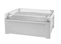 tpc-241911t-enclosure Fibox Grey Polycarbonate Enclosure, IP65, Grey Lid, 240 x 191 x 107.4mm