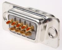 473-880 RS PRO 9 Way Panel Mount D-sub Connector Plug, 2.74mm Pitch