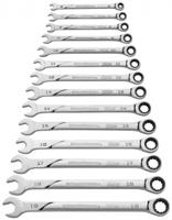 86426 GearWrench 14-Piece Combination Ratchet Spanner Set, 6 → 19 mm, Steel