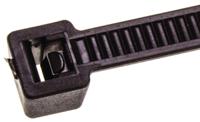 111-05000-t50r-pa66-bk HellermannTyton Cable Tie, 200mm x 4.6 mm, Black Polyamide 6.6 (PA66), Pk-500