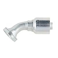 16f77-8-8 Parker Crimped Hose Fitting Hose to 2 in Flange, 16F77-8-8
