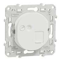 s320477 Schneider Electric Ovalis Series Socket RJ45 Socket, Flush Mount, Cat6a, STP Shield Straight 1 Port 8 -Way
