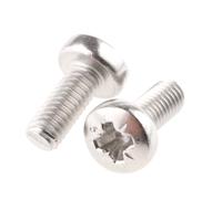 190-490 RS PRO Pozi M4 Pan A4 316 Stainless Steel Machine Screws DIN 7985 x 10.0mm