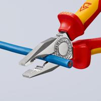 03-06-180 Knipex Combination Pliers, 180 mm Overall, Straight Tip, VDE/1000V