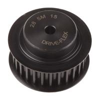 pb-pulley-5m-15mm-28t RS PRO Timing Belt Pulley, Steel 15mm Belt Width x 5mm Pitch, 28 Tooth