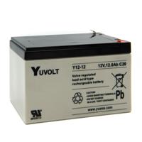 y12-12 Yuasa 12V Faston 4.8mm Sealed Lead Acid Battery, 12Ah