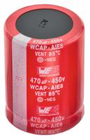 861221486022 Wurth Elektronik 390μF Aluminium Electrolytic Capacitor 450V dc, Snap-In -