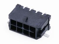 2182160400 Molex 218216 Series Right Angle Surface PCB Header, 4 Contact(s), 3 mm Pitch, 2 Row, Shrouded