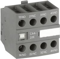 1sbn010140r1040-ca4-40e ABB Auxiliary Contact, 4 Contact, 4NO, Front Mount CA4