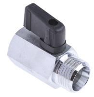 486-356 RS PRO Chrome Plated Brass Hydraulic Ball Valve G 1/2