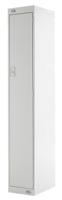 521-471 RS PRO 1 Door Steel Grey Industrial Locker, 1800 mm x 300 mm x 450mm