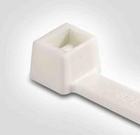 111-91210-t120re-pa66v0-wh HellermannTyton Cable Tie, 387mm x 7.6 mm, White Polyamide 6.6 (PA66), Pk-100