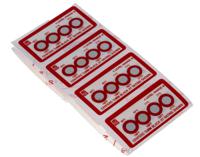 286-030 RS PRO Non-Reversible Temperature Sensitive Label, 60°C to 77°C, 4 Levels