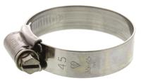 hgs45bp HI-GRIP Stainless Steel Slotted Hex Worm Drive, 13mm Band Width, 35 → 45mm ID