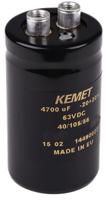 als40a222db100 KEMET 2200μF Aluminium Electrolytic Capacitor 100V dc, Screw Terminal - ALS40A222DB100