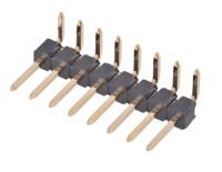 61300811021 Wurth Elektronik WR-PHD Series Right Angle Through Hole Pin Header, 8 Contact(s), 2.54 mm Pitch, 1 Row, Unshrouded