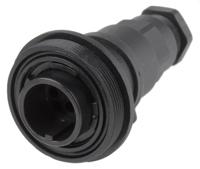px0729p Bulgin Circular Connector, 9 Contacts, In-Line, Standard Connector, Plug, Male, IP68, Standard Buccaneer Series
