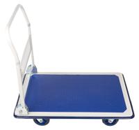 251-946 RS PRO Foldable Flatbed Steel Platform Trolley, 608 x 907 x 870mm, 300kg Load