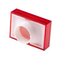 745-2524 RS PRO Red Rectangular Push Button Lens for Use with ADA16 Series
