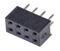 m22-7140442 HARWIN Straight Through Hole Mount PCB Socket, 8-Contact, 2-Row, 2mm Pitch, Solder Termination