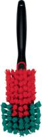 525252 Vikan Soft Bristle Black Scrubbing Brush, 45mm bristle length, Polyester bristle material